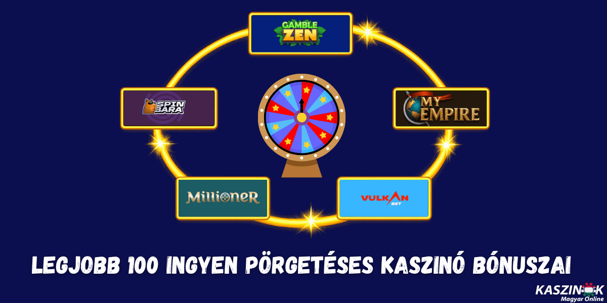 100 ip legjobb ingyen pörgetéses kaszinó bónuszai Magyarországon