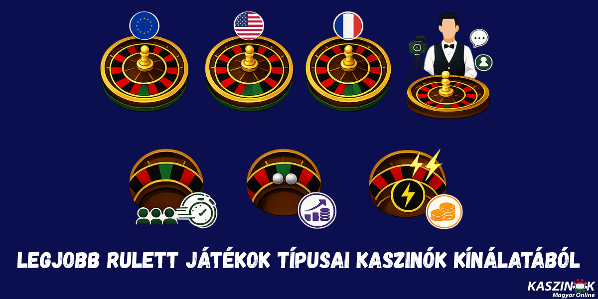 rulett legjobb rulett játékok típusai kaszinók kínálatából